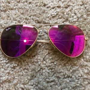 Pink ray bans